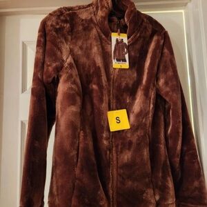 32 Degrees Women's Brown Plush Jacket
